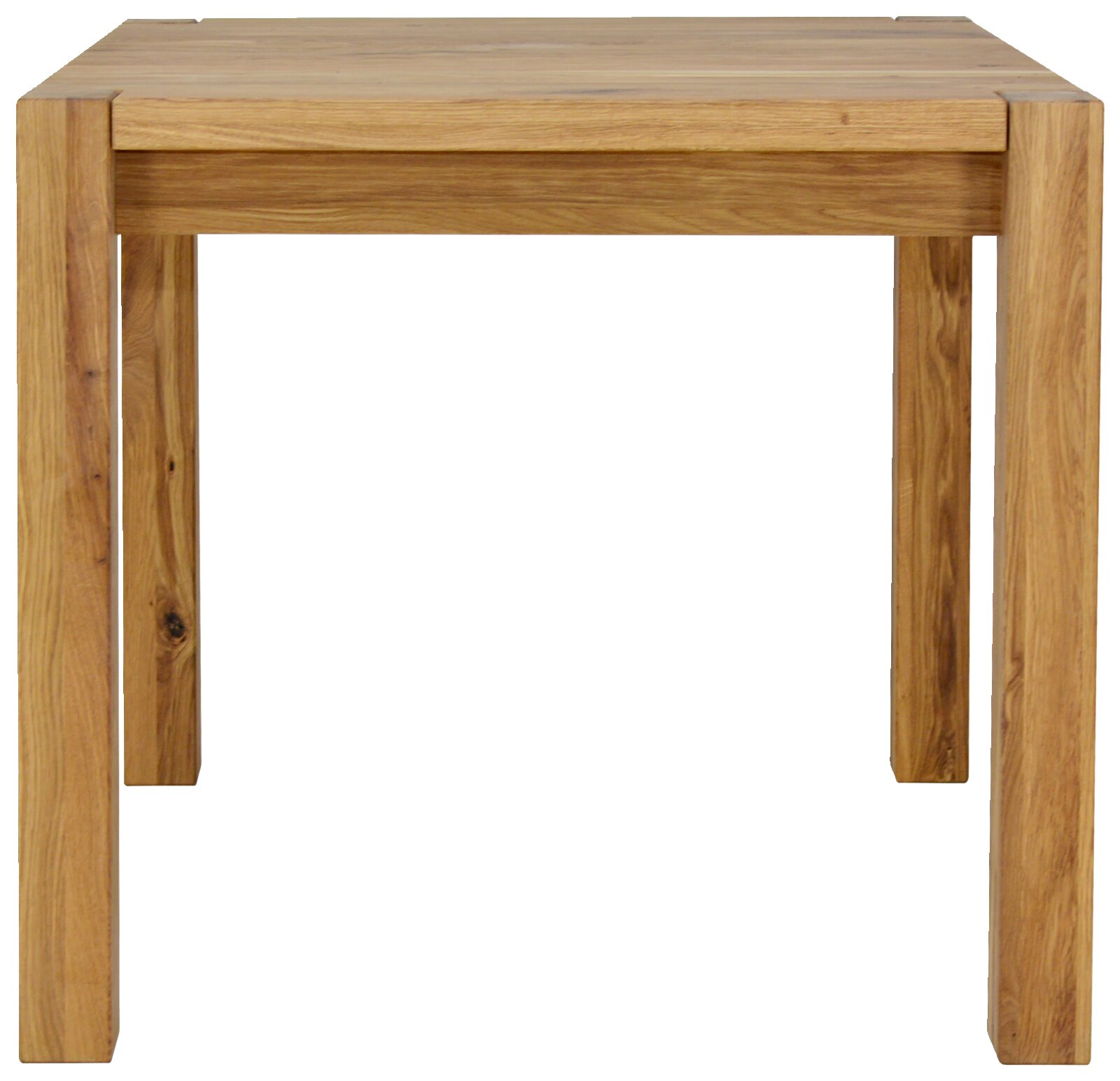 Linea Natura Eettafel TINA Houten eettafel in vooraanzicht