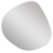 Facettenspiegel in unregelmäßiger Form, aus der Vorderansicht fotografiert