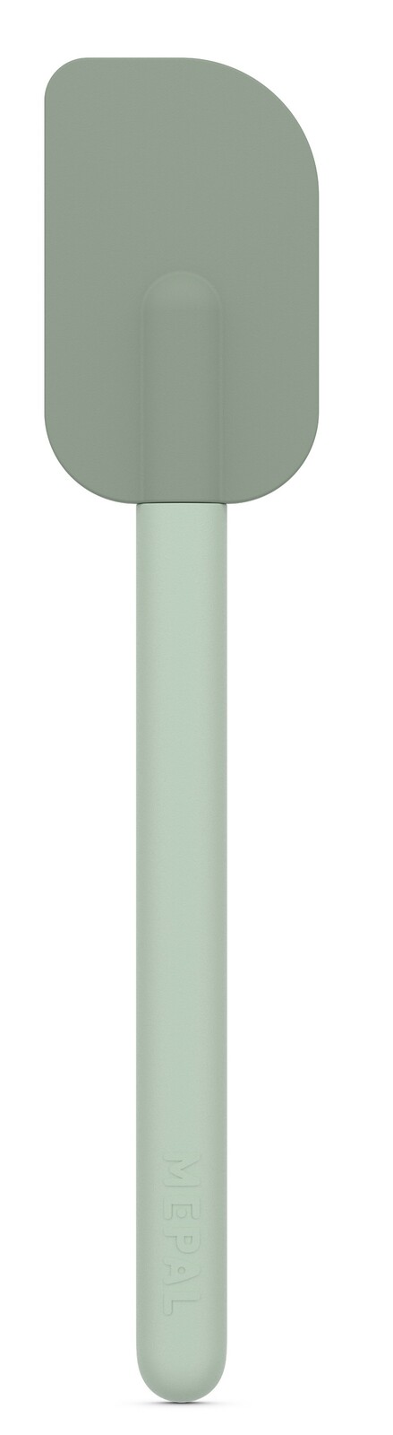 Grüner Teigschaber klein, 205 mm, aus der Vogelperspektive