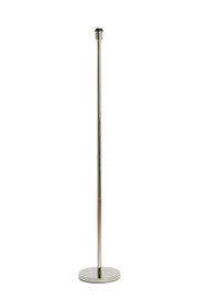 Elegante metalen staande lamp, gezien van opzij