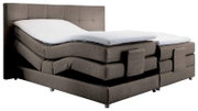 Boxspringbed met verstelbare matrassen, zijaanzicht