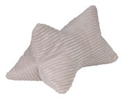 Leseknochen aus weichem, geripptem Stoff in seitlicher Perspektive