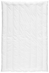 Vegan Dream Solobettdecke 135x200 cm, weiße Bettdecke in Draufsicht