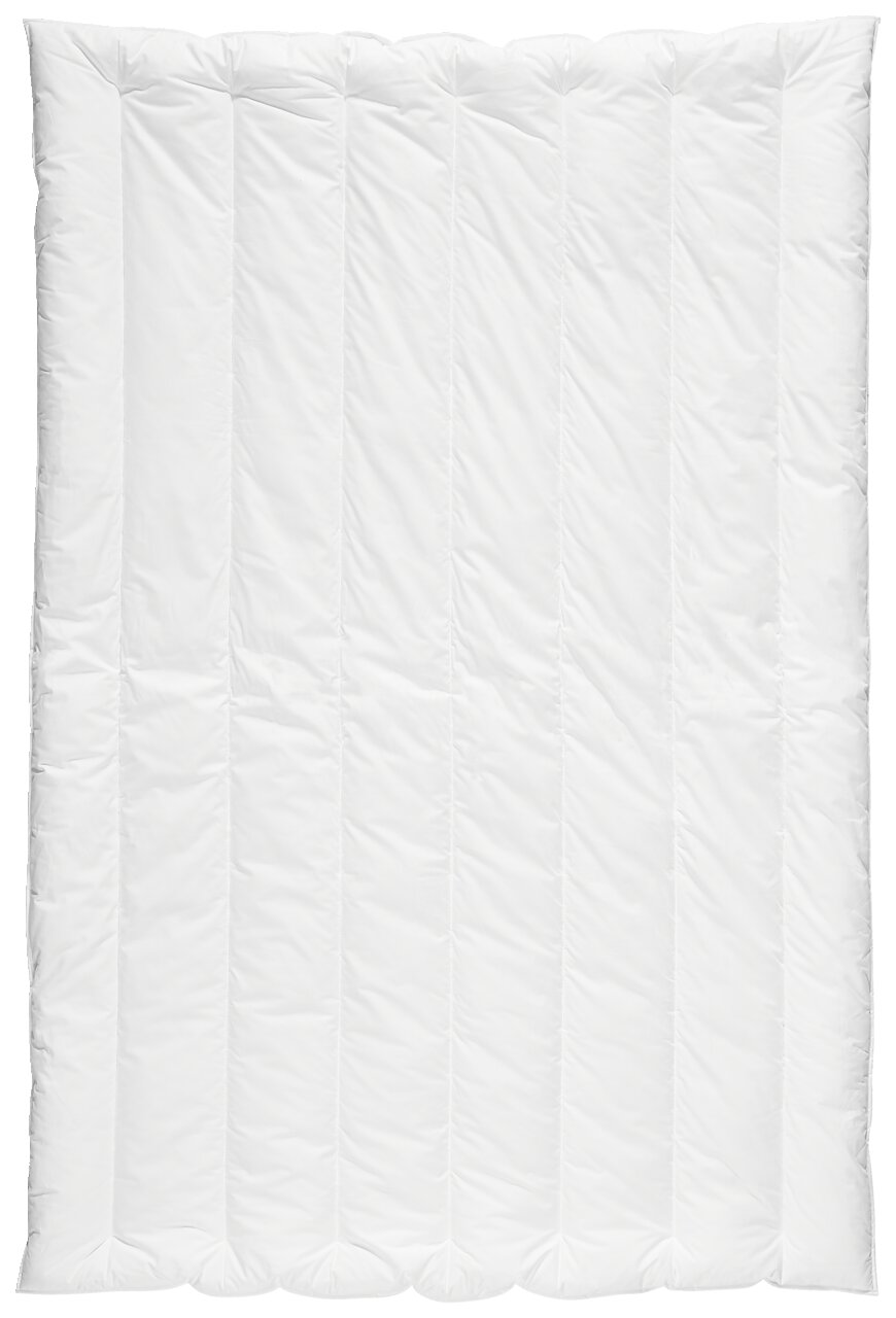 Vegan Dream Solobettdecke 135x200 cm, weiße Bettdecke in Draufsicht