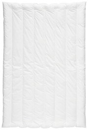 Vegan Dream Solobettdecke 135x200 cm, weiße Bettdecke in Draufsicht