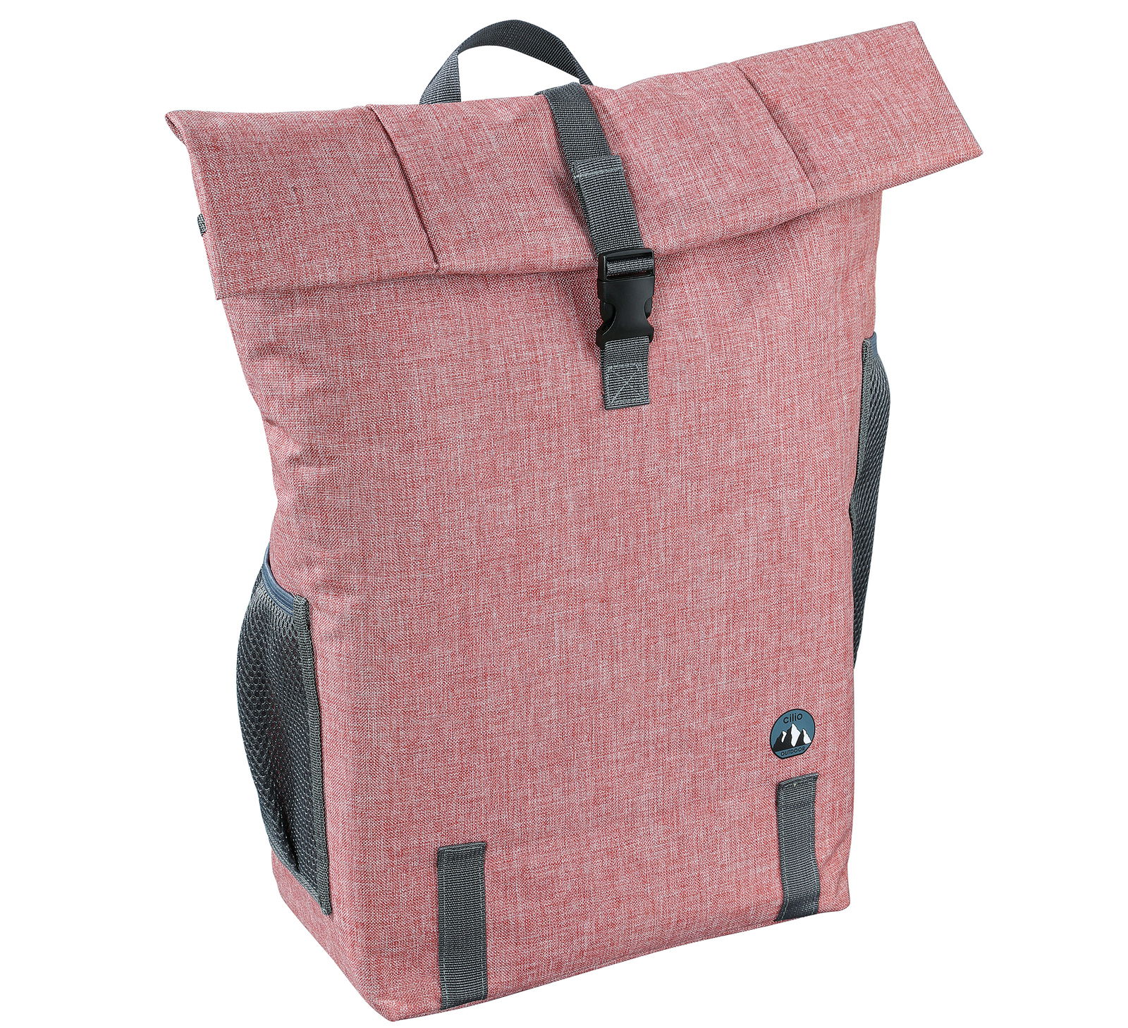 Rucksack GIRO 18 L in altrosa, seitliche Perspektive