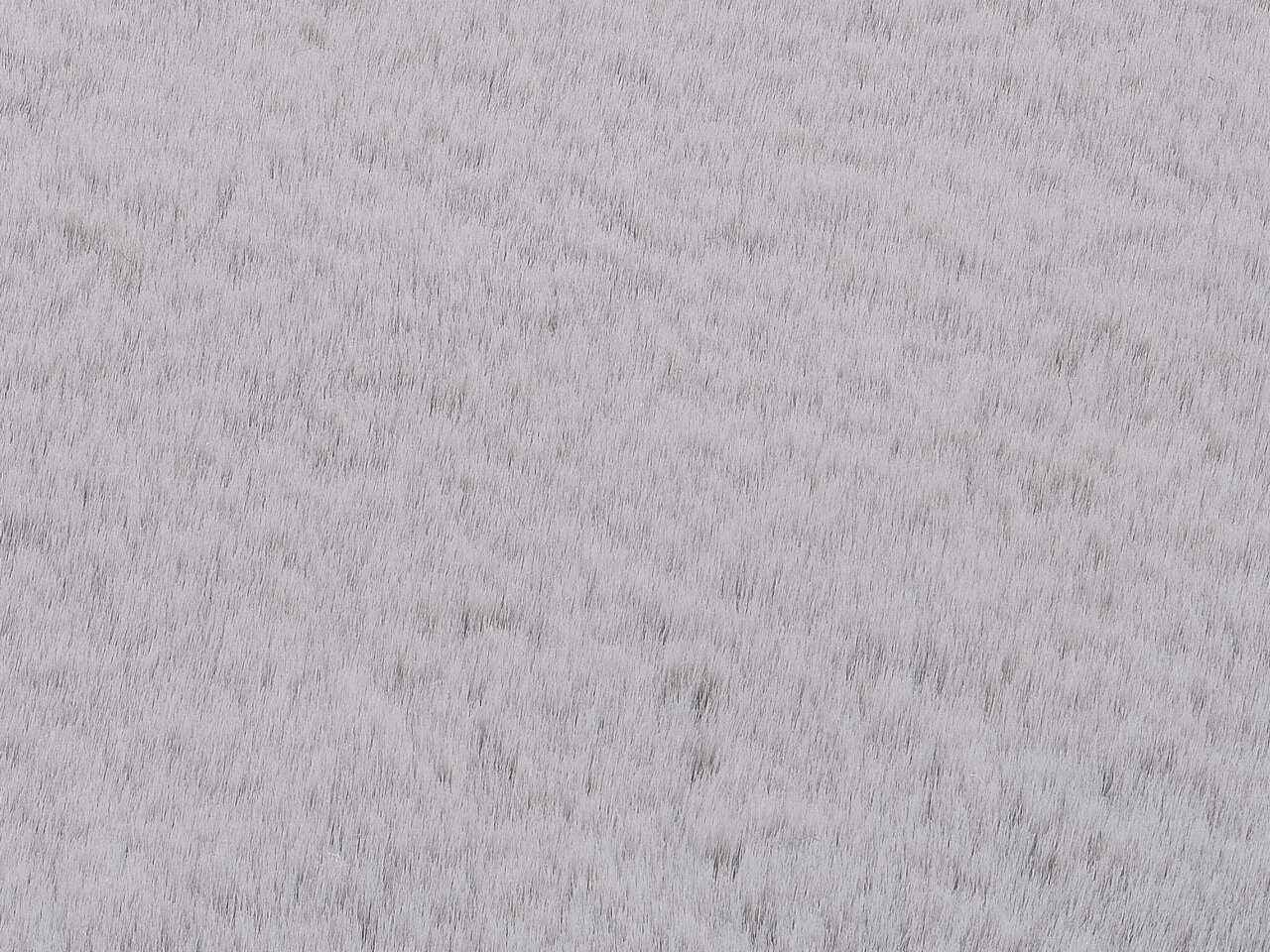 Nahaufnahme eines grauen Fellteppichs mit weicher Textur