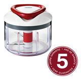 Easy Pull Universalhacker mit rotem und weißem Design, seitliche Perspektive, 5 Jahre Garantie