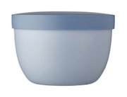 Lichtblauwe Snackpot Ellipse 350 ml, zijaanzicht