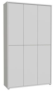 XXL-Schuhschrank hoch mit sechs Türen in einer frontalen Perspektive