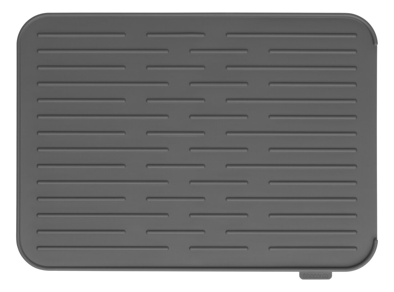 Brabantia Afdruipmat SINKSIDE Graue Abtropfmatte mit Rillenmuster, Draufsicht