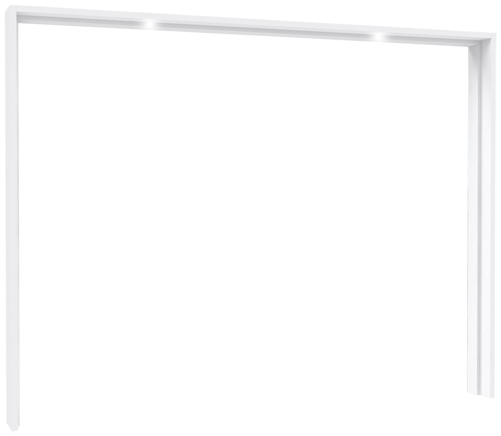 Ti´me Passepartout LAUSANNE PLUS Weißer Passepartout-Rahmen in schräger Perspektive