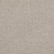Nahaufnahme/Detailansicht von beigem, grob gewebtem Stoff mit sichtbarer Struktur und feinen hellen Fäden, frontal aufgenommen