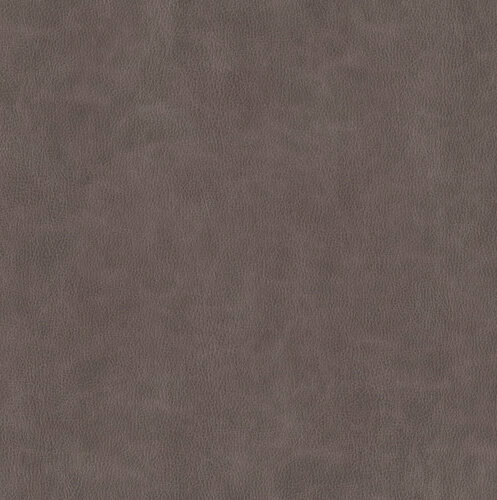 Graue Leder- oder Kunstlederoberfläche mit feiner Narbung als Material-Detailaufnahme, Draufsicht