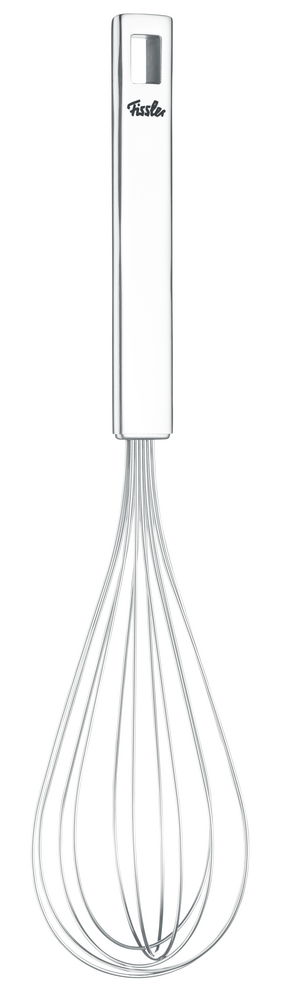 Schneebesen aus Edelstahl, 25 cm, Ansicht von vorne