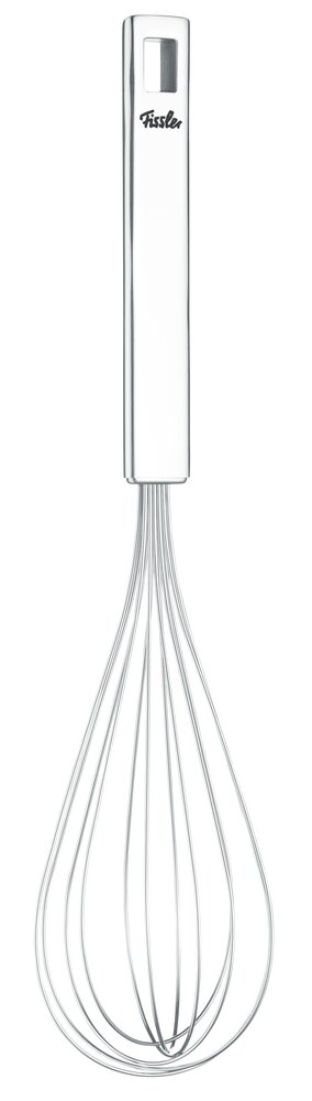 Schneebesen aus Edelstahl, 25 cm, Ansicht von vorne