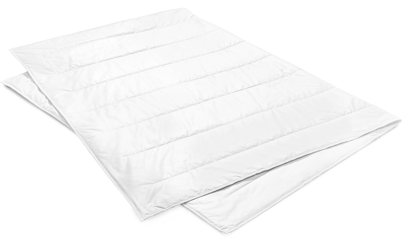 Weißes Sommerbett Centa Star PURE BREEZE in der Größe 135x200cm, schräg von oben fotografiert