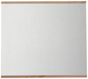 Rechteckiger Spiegel mit Holzrahmen, Frontalansicht