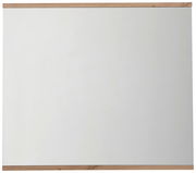 Rechteckiger Spiegel mit Holzrahmen, Frontalansicht