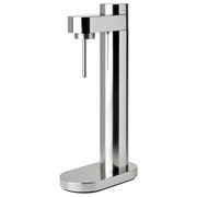 Brus Wassersprudler aus Edelstahl in seitlicher Perspektive