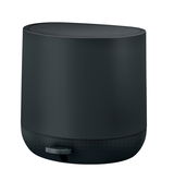 Schwarzer Treteimer Pomino, 4,5 Liter, seitliche Perspektive