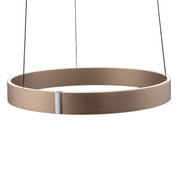Moderne LED-hanglamp in ringvorm, zijaanzicht