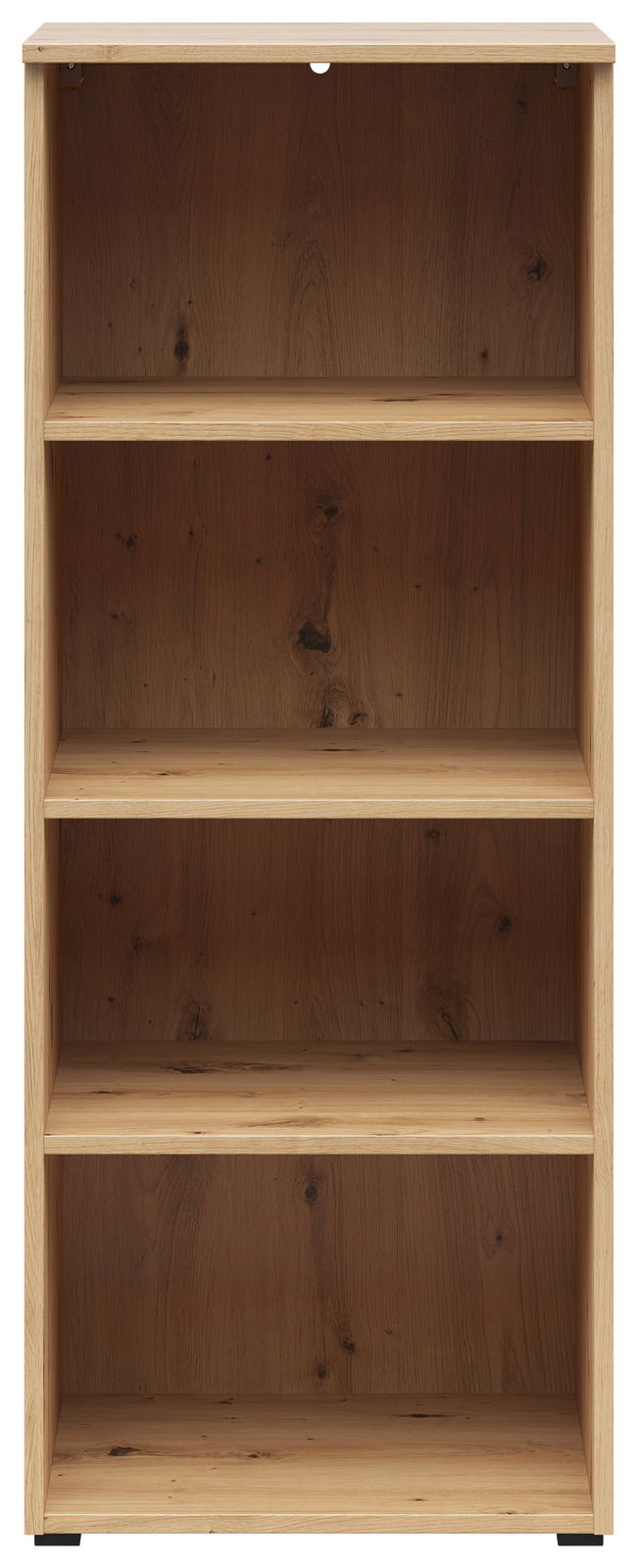 Carryhome Regal MULTISTAURAUM Holzregal mit vier offenen Fächern, frontale Ansicht