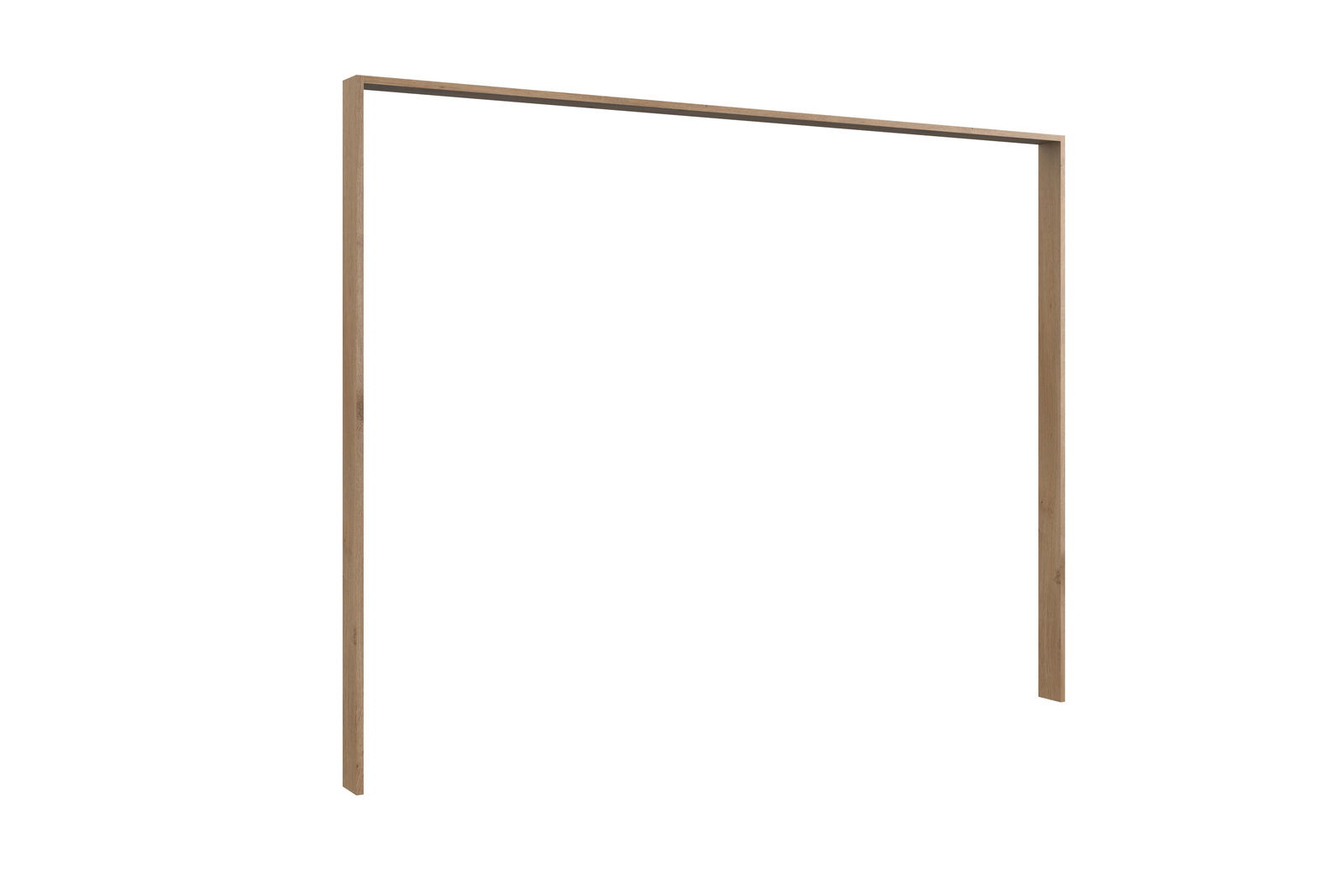 Z2 Passepartoutrahmen VALENCIA Holzfarbener Passepartoutrahmen in schräger Perspektive