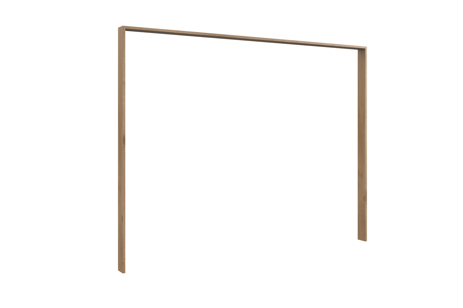 Z2 Passepartoutrahmen VALENCIA Holzfarbener Passepartoutrahmen in schräger Perspektive
