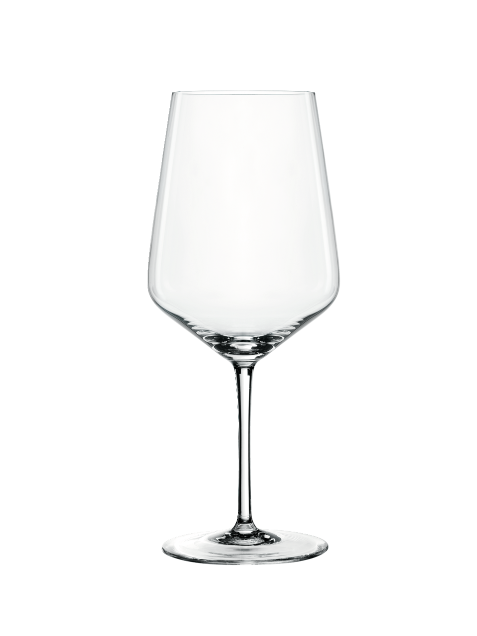 Elegantes Kelchglas aus der Frontalperspektive, ideal für stilvolle Anlässe.