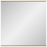 Rechteckiger Spiegel mit Holzrahmen, Frontalansicht