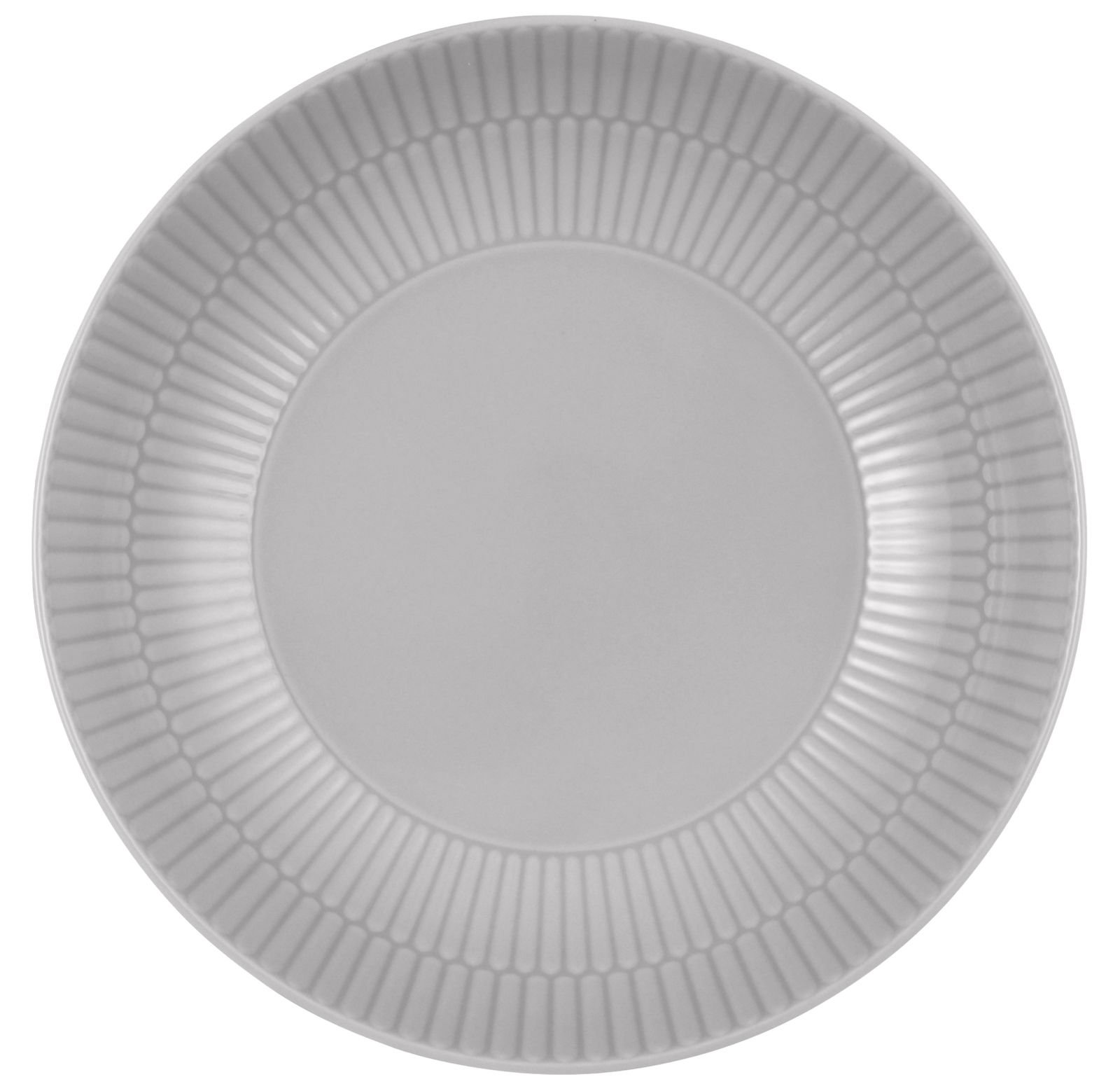Seltmann Weiden Suppenteller AMINA Runder Suppenteller mit geriffeltem Rand, Draufsicht