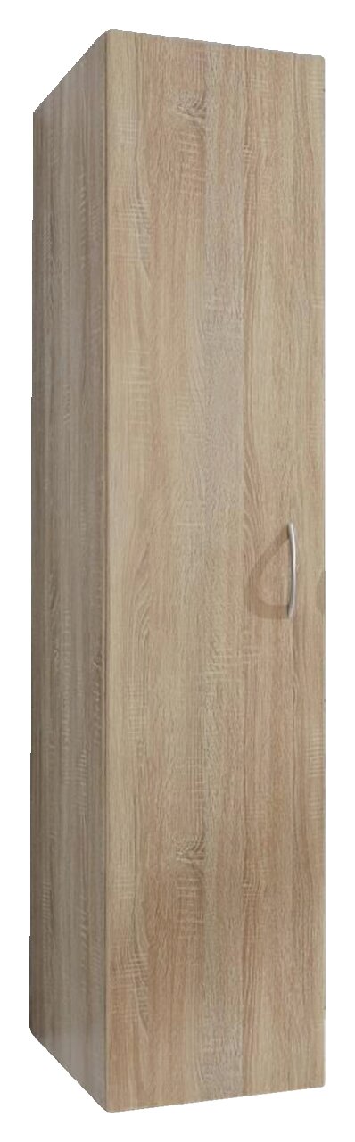 Mehrzweckschrank in Holzoptik, frontale Perspektive