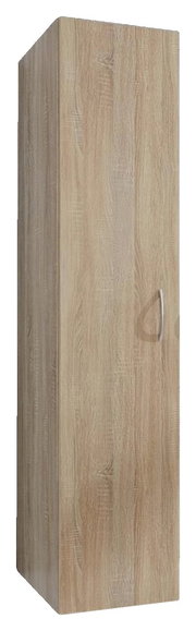 Mehrzweckschrank in Holzoptik, frontale Perspektive