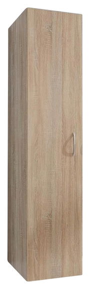 Mehrzweckschrank in Holzoptik, frontale Perspektive