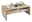 Z2 Couchtisch MEMPHIS Moderner Couchtisch aus Holz mit Schublade und Ablage, seitliche Perspektive