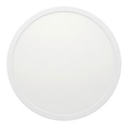 Runde LED-Deckenleuchte ROVITO-Z in Weiß, Ansicht von oben