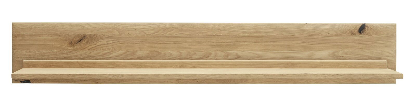 Wandboard aus Holz in Frontalansicht mit natürlicher Maserung