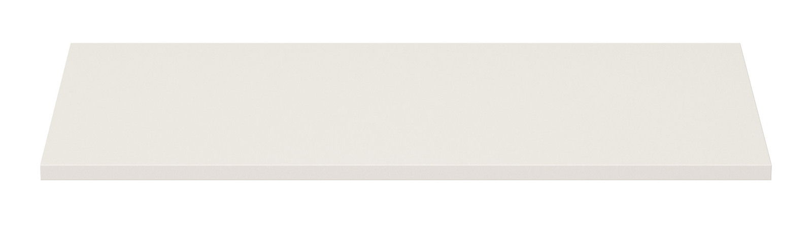 Weißer Einlegeboden aus der Frontalansicht