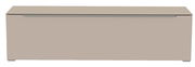 TV-Lowboard in Beige, frontale Ansicht