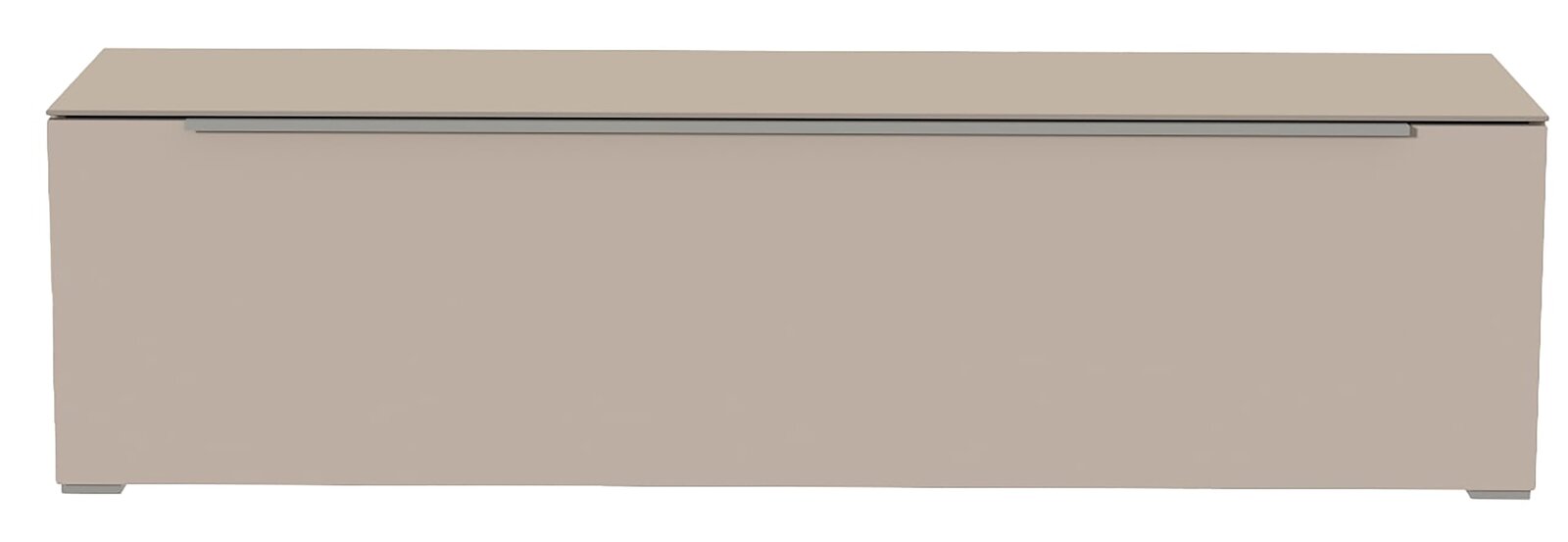 Moderano TV-Lowboard BORMIO TV-Lowboard in Beige, frontale Ansicht