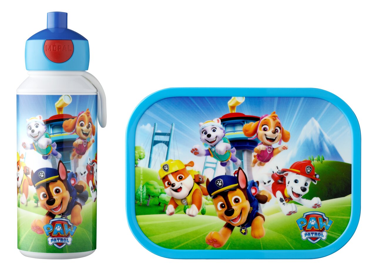 Mepal 2-delige lunchset Paw Patrol CAMPUS Paw Patrol-lunchset met drinkfles en broodtrommel, vooraanzicht