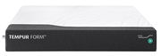Viscomatratze in der Größe 180x210 cm, seitliche Ansicht mit grauem Rand und weißer Oberseite, Markenname TEMPUR FORM sichtbar.