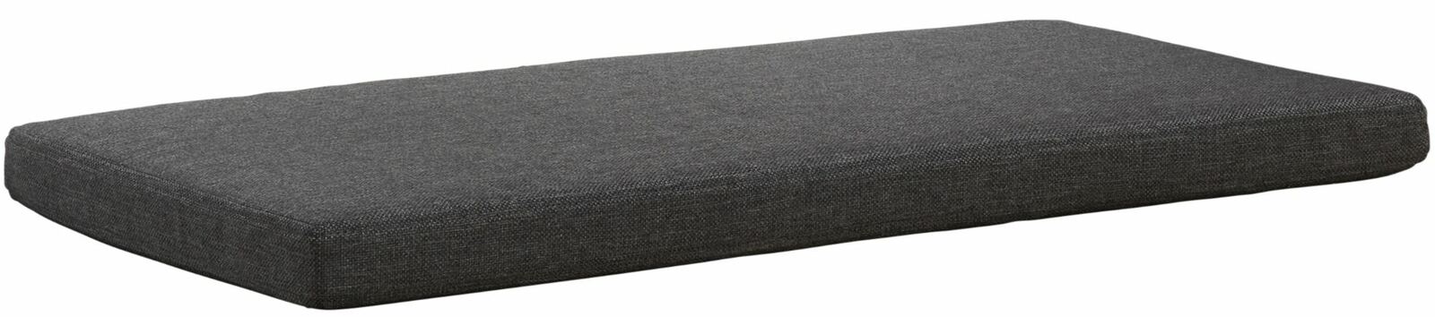 Moderano Sitzkissen BASIC Graues Sitzkissen in rechteckiger Form, seitliche Perspektive