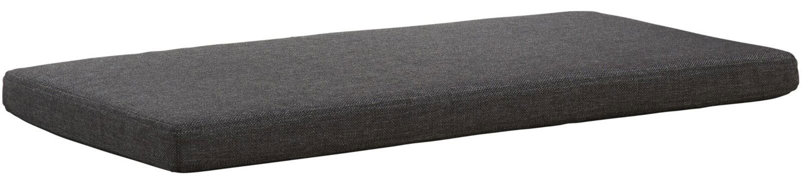 Moderano Sitzkissen BASIC Graues Sitzkissen in rechteckiger Form, seitliche Perspektive