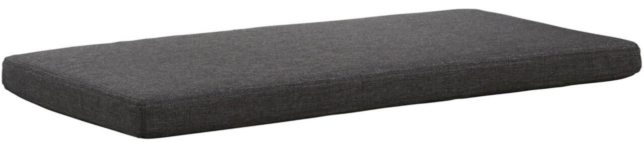 Moderano Sitzkissen BASIC Graues Sitzkissen in rechteckiger Form, seitliche Perspektive