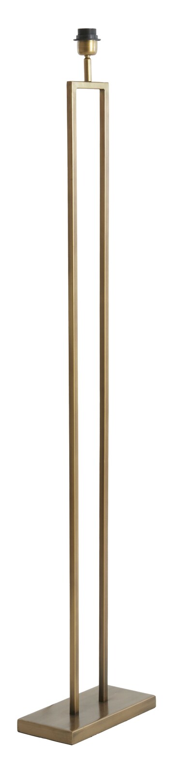 Light&Living Stehleuchte SHIVA Moderne Stehleuchte aus Metall in rechteckiger Form, seitliche Perspektive