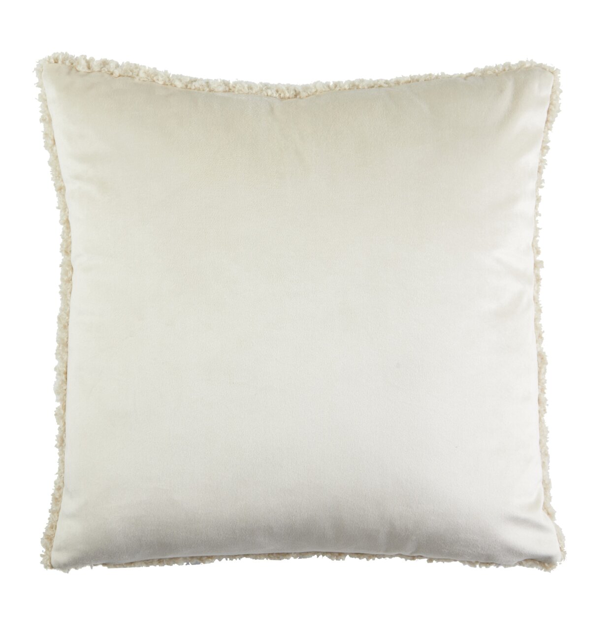 Beiges Kissen 45x45 cm LINA, Vorderansicht