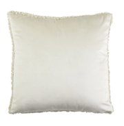 Beiges Kissen 45x45 cm LINA, Vorderansicht