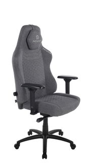 Grauer Gaming-Stuhl HIVAR ORBICAL XL mit ergonomischem Design, seitliche Perspektive